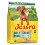 900g josera daily menu adult saumon croquettes pour chien
