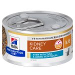 96x82g hill's prescription diet feline k / d au thon et aux lgumes, nourriture humide pour chats