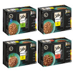 48x85g s�lection du boucher + fine composition + volaille sauce / gel�e sheba - nourriture pour chat