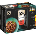 12x85g s�lection du boucher s�lection en sauce sheba - nourriture pour chat