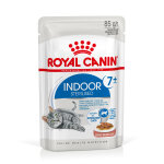 12x85g indoor sterilised 7 + en sauce royal canin - sachet pour chat
