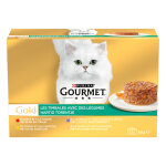 96x85g jumbopack gourmet gold timbales boeuf, poulet, agneau, dinde avec l�gumes