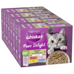 48x85g m�gapack whiskas 1 + marmiton s�lection mixte en gel�e - p�t�e pour chat