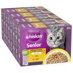 48x85g m�gapack whiskas 11 + s�lection de volaille en gel�e - p�t�e pour chat