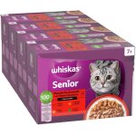 M�gapack whiskas 7 + senior 48 x 85 g pour chat - s�lection classique en sauce