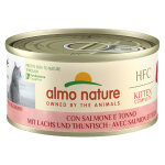 Almo nature hfc complete kitten 6 x 70 g pour chaton - saumon, thon