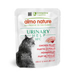 5x50g filet de poulet, cranberries urinary help hfc almo nature pour chat + 1 sachet offert !