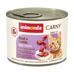 Animonda carny adult 6 x 200 g pour chat - boeuf, agneau