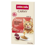 Animonda carny adulte cr�meux - 6 x 16 g boeuf & taurine