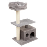Arbre � chat la digue i gris clair + support de fixation