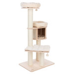 Arbre � chat natural paradise magnolia l, cr�me