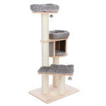 Arbre  chat natural paradise magnolia l, gris clair