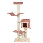 Arbre  chat natural paradise magnolia xl - dition limite : vieux rose
