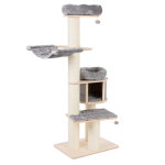 Arbre à chat natural paradise magnolia xl gris clair Arbre à chat natural paradise magnolia xl gris clair