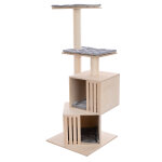 Arbre � chat natural paradise silene gris clair