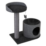 Arbre � chat piccolo gris / noir