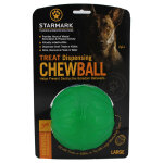 Balle à friandises starmark chew ball pour chien - taille l : environ 10 cm de diamètre Balle à friandises starmark chew ball pour chien - taille l : environ 10 cm de diamètre