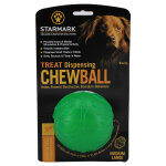 Balle à friandises starmark chew ball pour chien - taille m / l : environ 9 cm de diamètre Balle à friandises starmark chew ball pour chien - taille m / l : environ 9 cm de diamètre