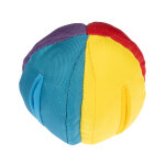 Balle à friandises tiaki arc en ciel pour chien - 13 cm de diamètre Balle à friandises tiaki arc en ciel pour chien - 13 cm de diamètre