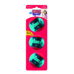 Balle kong squeezz action pour chien - taille m : 6 cm de diamtre