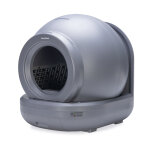Beeztees maison de toilette automatiques moeza gris pour chat