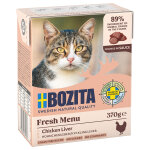 Bozita tetra bouches en sauce 6 x 370 g pour chat - foie de poulet