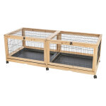 Cage d'intrieur pour cochons d'inde et lapins nains trixie, 150 x 50 x 60cm, petits animaux