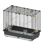 Cage pour perruche ferplast piano 6 - brun / noir : l 87 x l 46, 5 x h 70 cm Cage pour perruche ferplast piano 6 - brun / noir : l 87 x l 46, 5 x h 70 cm