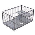 Cage pour petits animaux tiaki villa 79 x 52 x 42, 5 cm kit complmentaire pour petits animaux