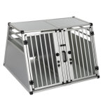 Cage de transport double aluride pour chien (taille xl) l 97 x p 92 x h 68 cm