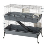 Cage vital 120  2 niveaux pour lapin l 120 x l 60 x h 116 cm