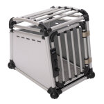 Caisse de transport nomad tales spirit aluminium, taille l : 67, 5 x 92 x 68 cm, pour chien