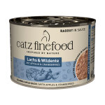6x190g rago�t saumon, canard sauvage catz finefood - p�t�e pour chat
