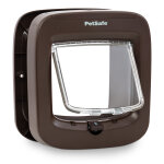 Chati�re petsafe avec puce �lectronique - chati�re marron