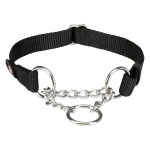 Collier anti - traction trixie premium, noir pour chien - taille m�l : tour de cou 35�50 cm x l 2 cm