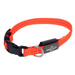Collier en nylon nomad tales spirit usb led, orange pour chien  taille l : tour de cou 4565 cm