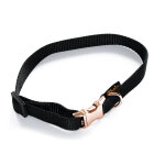 Collier rglable heim ros, noir tour de cou 30 - 50 cm, l 1, 8 cm - pour chien