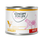 Testez - les ! concept for life veterinary diet 6 x 185 g / 200 g - urinary boeuf (6 x 200 g)