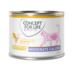 Concept for life veterinary diet urinary moderate calorie poulet pour chat - 6 x 200 g