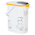 Conteneur  croquettes curver silhouettes de chat - jusqu' 4 kg de croquettes