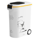 Conteneur à croquettes curver silhouettes de chien - jusqu'à 20 kg de croquettes Conteneur à croquettes curver silhouettes de chien - jusqu'à 20 kg de croquettes