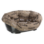 Corbeille ferplast siesta deluxe avec housse sof cities taille 6 l 70, 5 x l 52 x h 23, 5 cm
