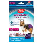 Couche lavable simple solution pour chien - taille m, 1 couche