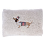 Coussin hivernal et amusant tiaki 50 x 30cm pour chien