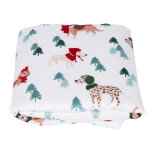 Couverture funny winter dogs de tiaki, couverture pour chien - l 100 x l 70 cm