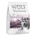 Wolf of wilderness junior wild hills, canard - sans céréales pour chiot 400 g Wolf of wilderness junior wild hills, canard - sans céréales pour chiot 400 g