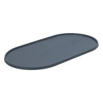 Designed by lotte tapis pour gamelle oona, anthracite 55x 30cm chien