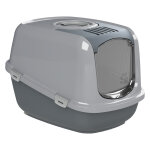 Ecodome xxl peewee gris - maison de toilette pour chat