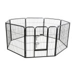 Enclos kerbl pet avec porte pour chiens et chiots 8 �l�ments � 80x77 cm