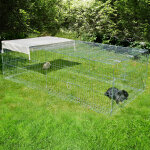 Enclos rongeur - filet de protection : l200xl100xh60 cm - enclos kerbl avec anti - fugue rongeur